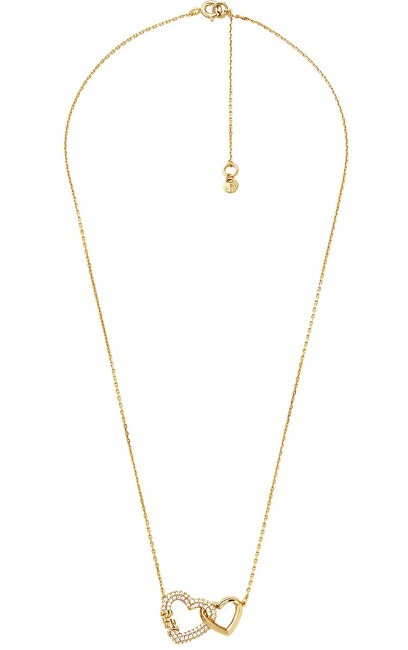 Michael Kors Delicata collana placcata in oro con zirconi MKC1641AN710 donna