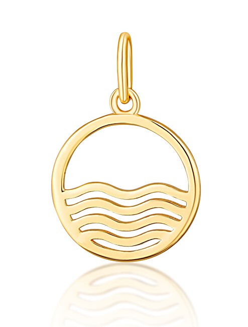 JVD Ciondolo con segno zodiacale Acquario placcato oro SVLP1080X61GOVO donna