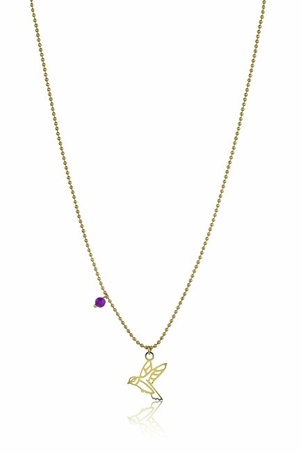 Emily Westwood Collana originale placcata in oro con colomba EWN23042G donna