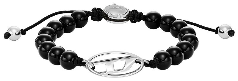 Diesel Bracciale con perline minerali DX1434040 uomo