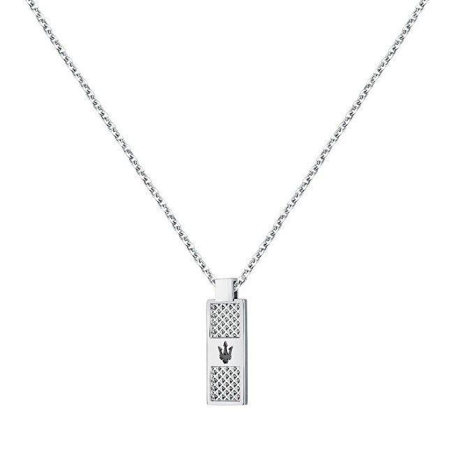 Maserati Collana in acciaio senza tempo Iconica JM423AVD20 uomo
