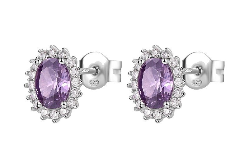 Brosway Eleganti orecchini in argento Fancy Magic Purple FMP22 donna