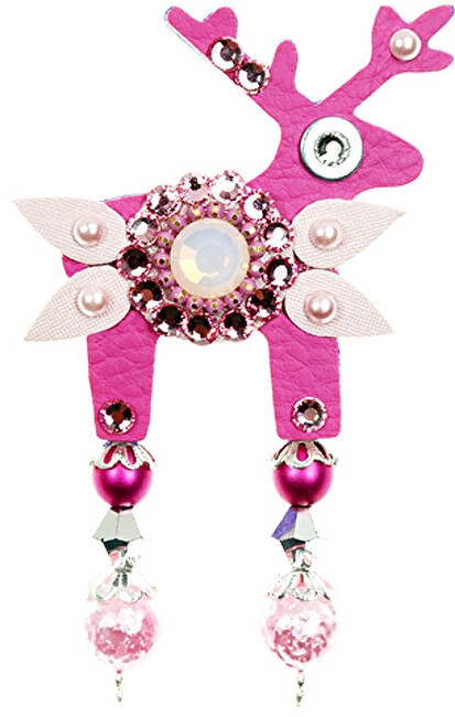 Deers Piccola pelle di cervo rosa Sarah donna