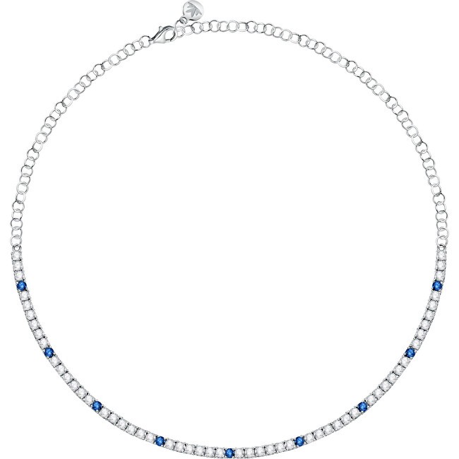 Morellato Elegante collana in argento con zirconi Tesori SAIW136 donna