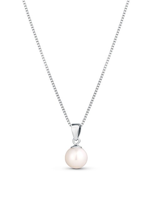 JwL Luxury Pearls Collana in argento con vera perla JL0834 catena, pendente donna