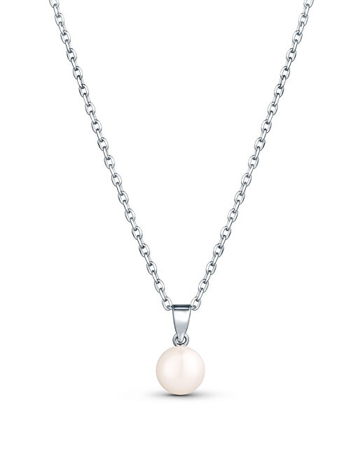 JwL Luxury Pearls Collana in argento pregiato con vera perla JL0835 catena, pendente donna