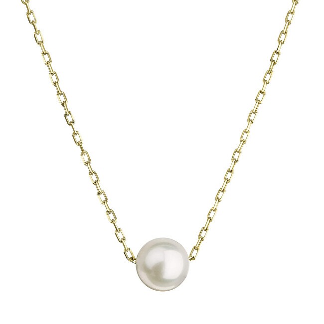 Evolution Group Collana da donna in oro con vera perla 92P00027 donna