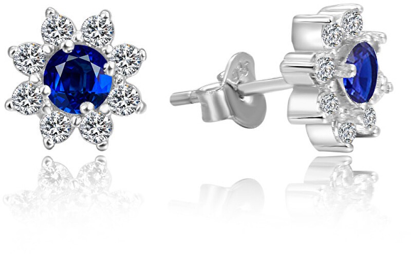 Beneto Orecchini in argento a forma di fiore AGUP1171 donna