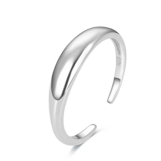 Beneto Anello minimalista in argento per gamba AGGF487 donna