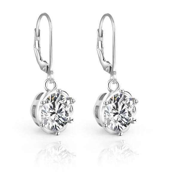 Beneto Orecchini pendenti in argento con zirconi AGUC2624 donna