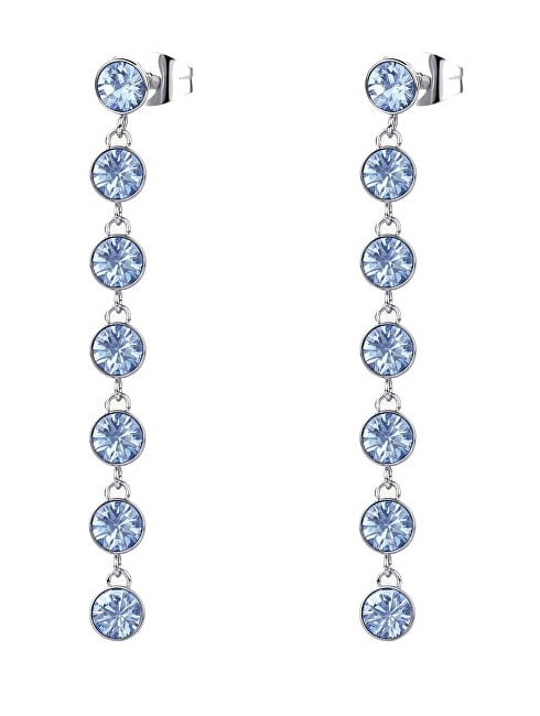 Brosway Orecchini lunghi Symphonia BYM146 con cristalli scintillanti donna