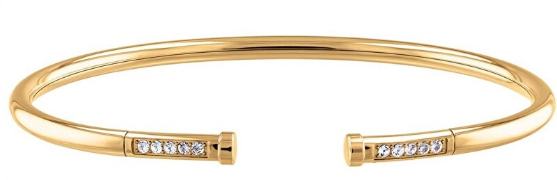 Tommy Hilfiger Bracciale massiccio placcato oro con cristalli TH2780251 donna