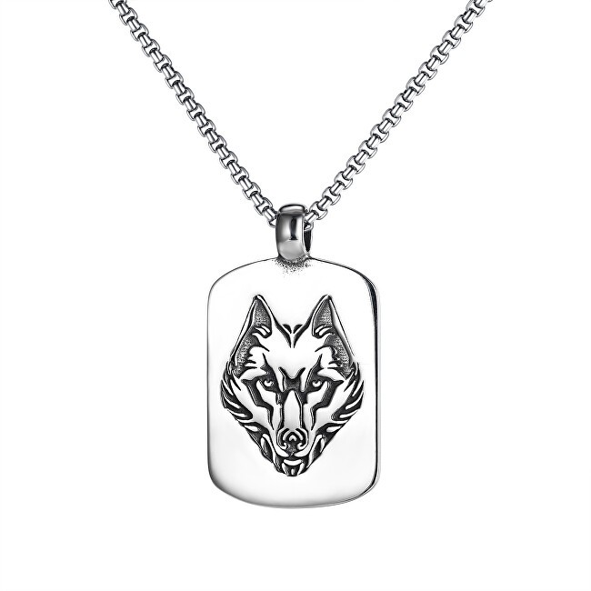 Troli Collana moderna in acciaio Wolf VGX1824 uomo