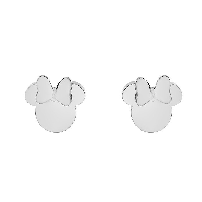 Disney Orecchini a perno in acciaio di Minnie Mouse abbinati E600180L-B.CS donna