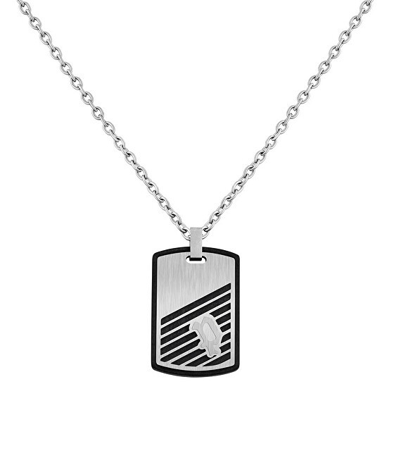 Police Elegante collana in acciaio da uomo Burren PJ26464PSS/01 uomo