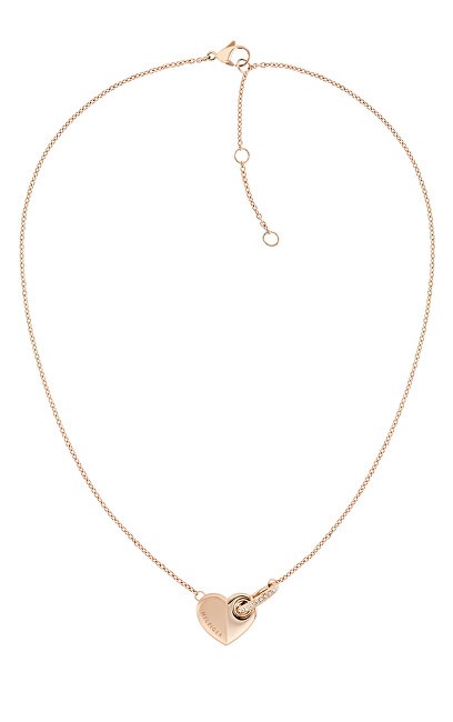 Tommy Hilfiger Elegante collana a forma di cuore in bronzo 2780879 donna
