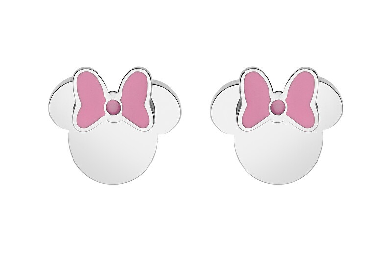 Disney Orecchini a perno in acciaio di Minnie Mouse E600185NKL.CS donna