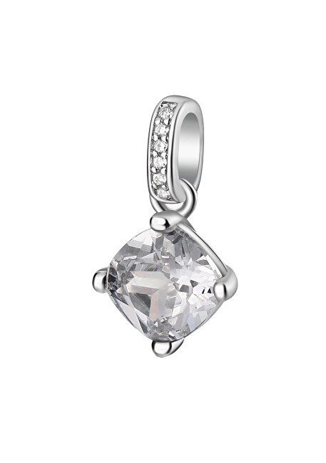 Brosway Elegante ciondolo in argento con zirconi bianchi trasparenti e motivo infinito FIW26 donna