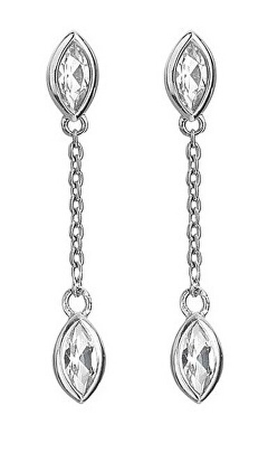 Hot Diamonds Eleganti orecchini pendenti in argento con diamanti Tender DE751 donna