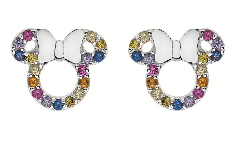 Disney Bellissimi orecchini di Minnie Mouse in argento ES00044RXML donna