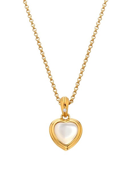 Hot Diamonds Collana Jac Jossa Soul DP1000 con delicati diamanti e perle catena, pendente donna