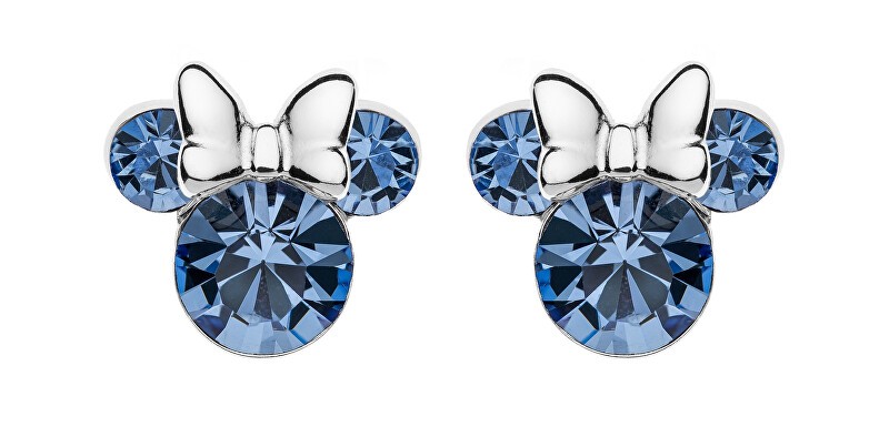 Disney Orecchini a perno di Minnie Mouse in argento scintillante ES00028SDECL.CS donna