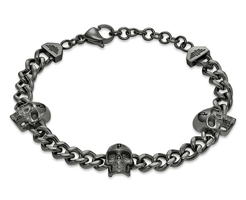 Police Elegante bracciale nero da uomo Vertex PEAGB0000907 uomo