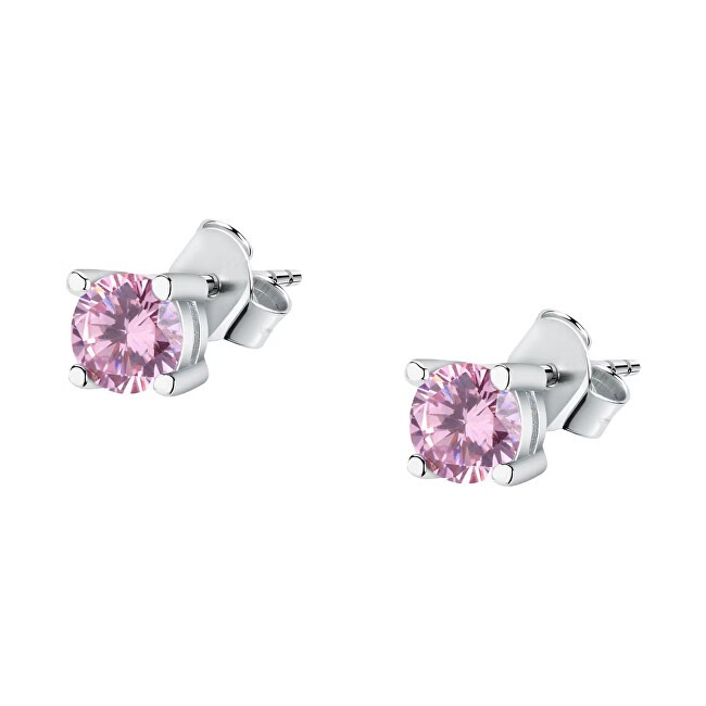 La Petite Story Orecchini in argento con zirconi rosa Argento LPS01AWV16 donna