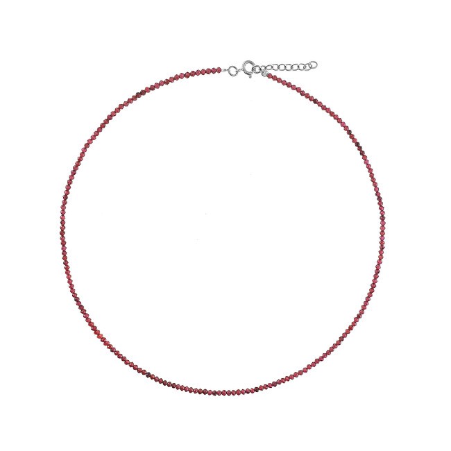 AGAIN Jewelry Collana di perle di granato AJKNA007 donna