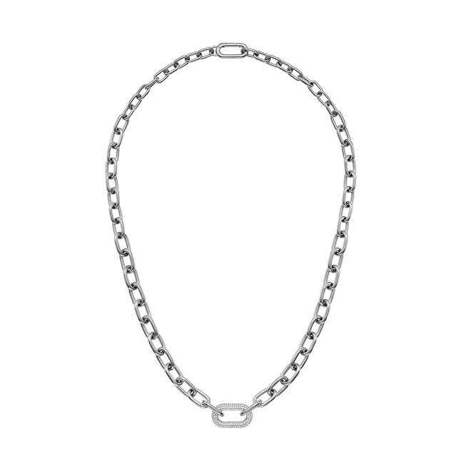 Daniel Wellington Collana di lusso in acciaio con cristalli Crystal Link DW00400607 donna