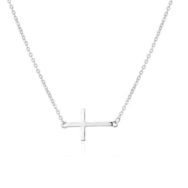 Agato Collana in argento con croce AGS1532/47 donna