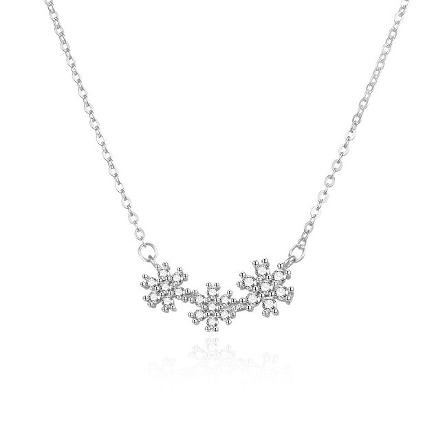 Agato Delicata collana in argento con fiori AGS1570/47 donna