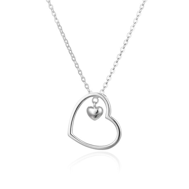 Agato Delicata collana in argento con cuore AGS1572/47 donna