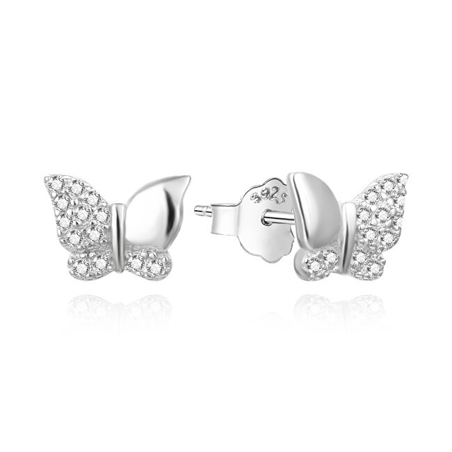 Agato Orecchini coordinati in argento a forma di farfalla AGUP3508 donna