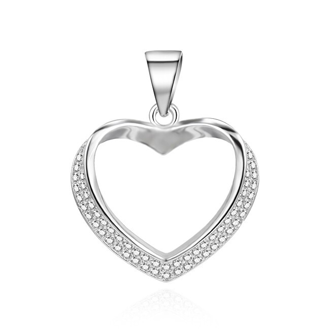 Agato Delicato ciondolo a forma di cuore in argento AGH766 donna