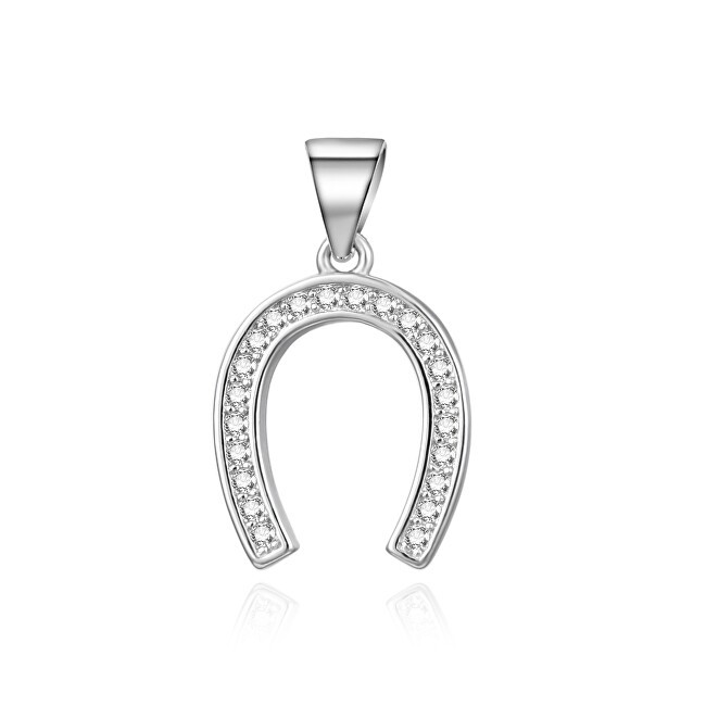 Agato Bellissimo ciondolo portafortuna a forma di ferro di cavallo in argento AGH769 donna