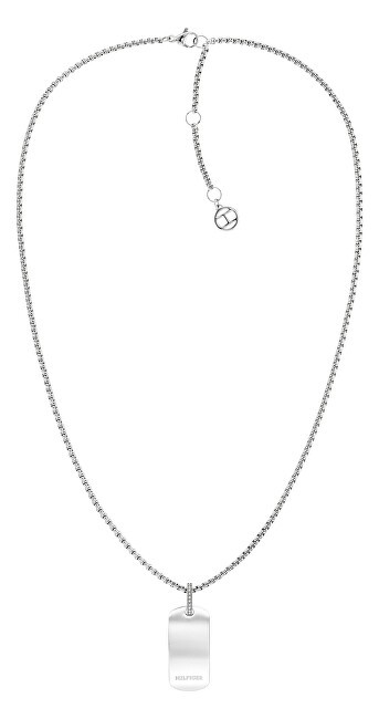 Tommy Hilfiger Collana da donna in acciaio con targhetta identificativa in cristalli 2780861 donna