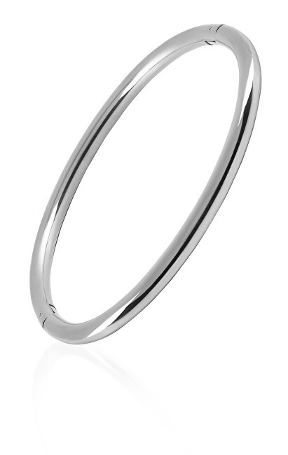 Troli Bracciale minimalista in acciaio massiccio donna