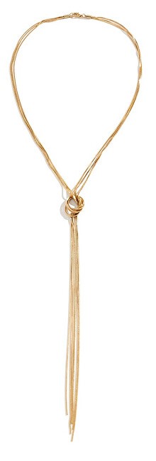 Troli collana a catena in acciaio placcato oro donna