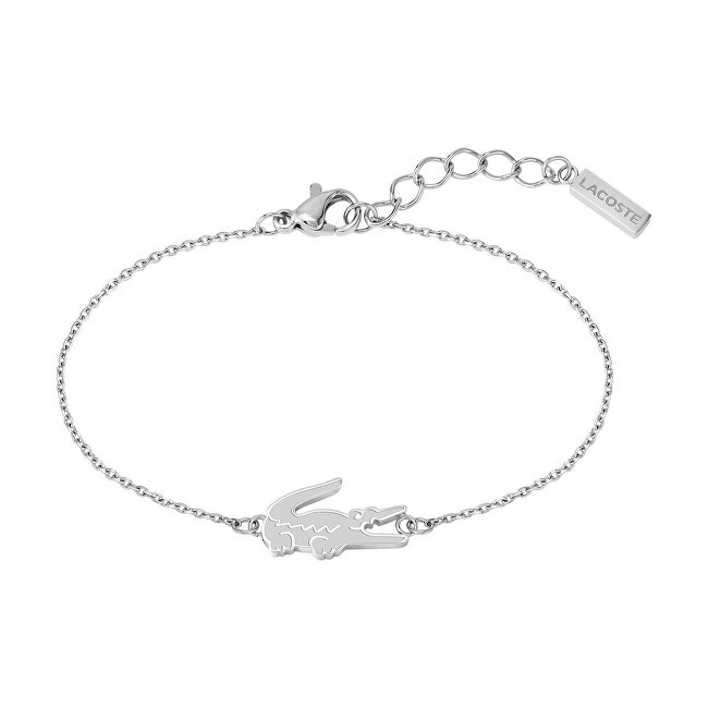 Lacoste Elegante bracciale in acciaio da donna modello coccodrillo 2040046 donna