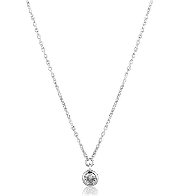 JVD Collana in argento con zircone trasparente SVLN0588XH2BI05 donna
