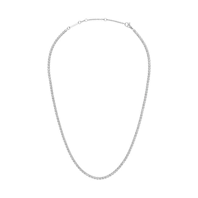 Daniel Wellington Collana in acciaio scintillante con cristalli Classic Tennis DW00400389 donna