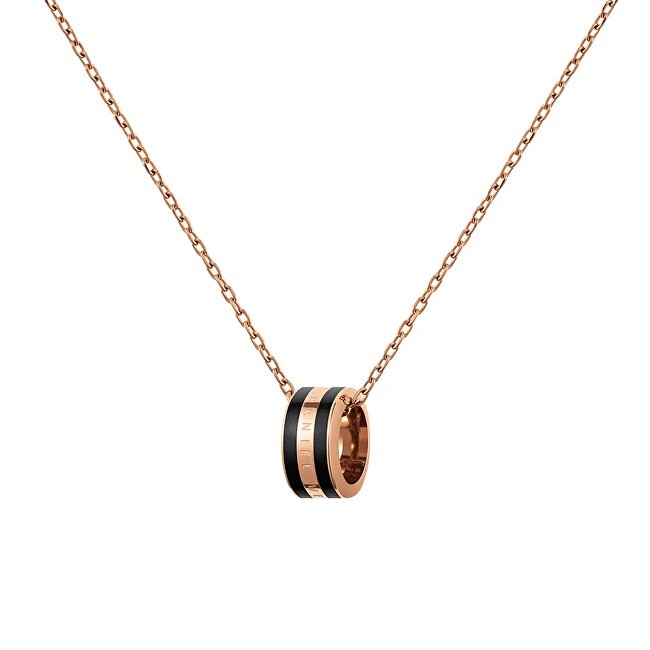 Daniel Wellington Elegante collana in bronzo con pendente circolare Emalie DW00400305 donna