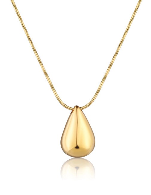 JVD Collana da donna placcata oro a forma di goccia SSSN0089X20GO55 donna