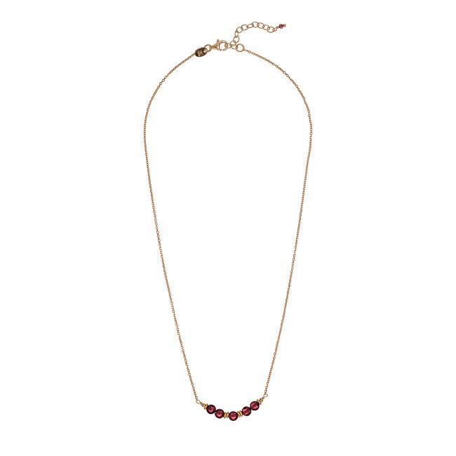 Alisia Collana placcata oro con perle di granato AL4896-Oro-Granato donna