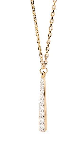 PDPAOLA Elegante collana placcata oro Olga Essentials CO01-973-U catena, pendente donna