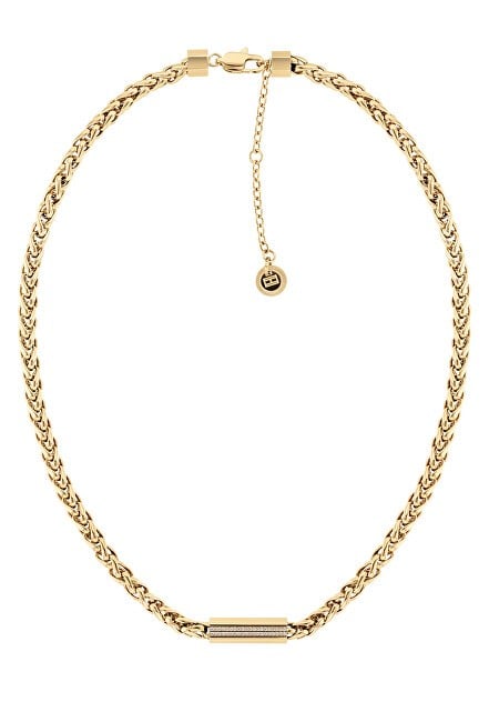 Tommy Hilfiger Collana alla moda placcata in oro con zirconi 2780873 donna