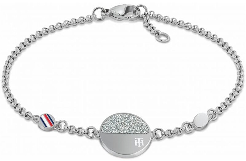 Tommy Hilfiger Bracciale in acciaio senza tempo con decorazione 2780460 donna