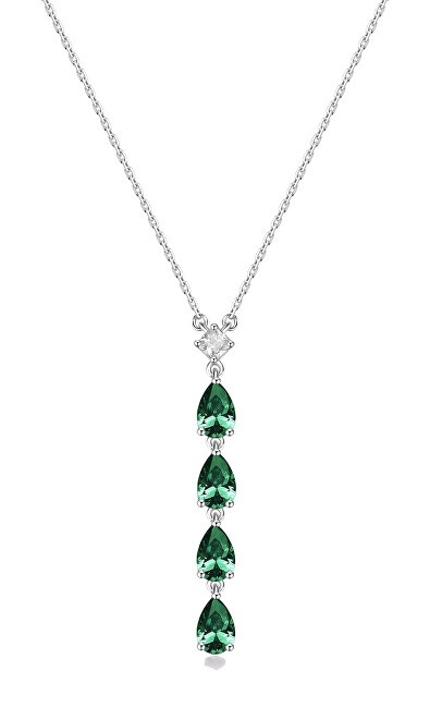 Brosway Collana Life Green con zirconi cubici fantasia in argento FLG110 donna
