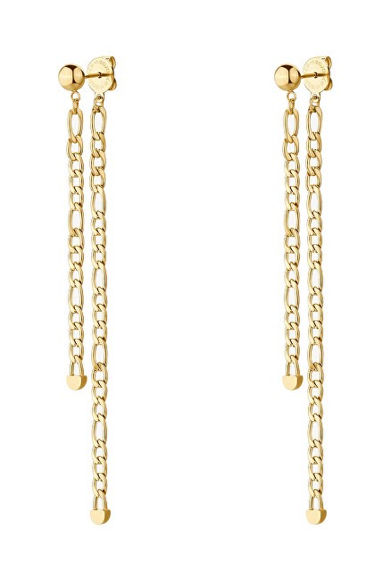 Brosway Orecchini lunghi placcati in oro 2 in 1 Essential BNL096 donna